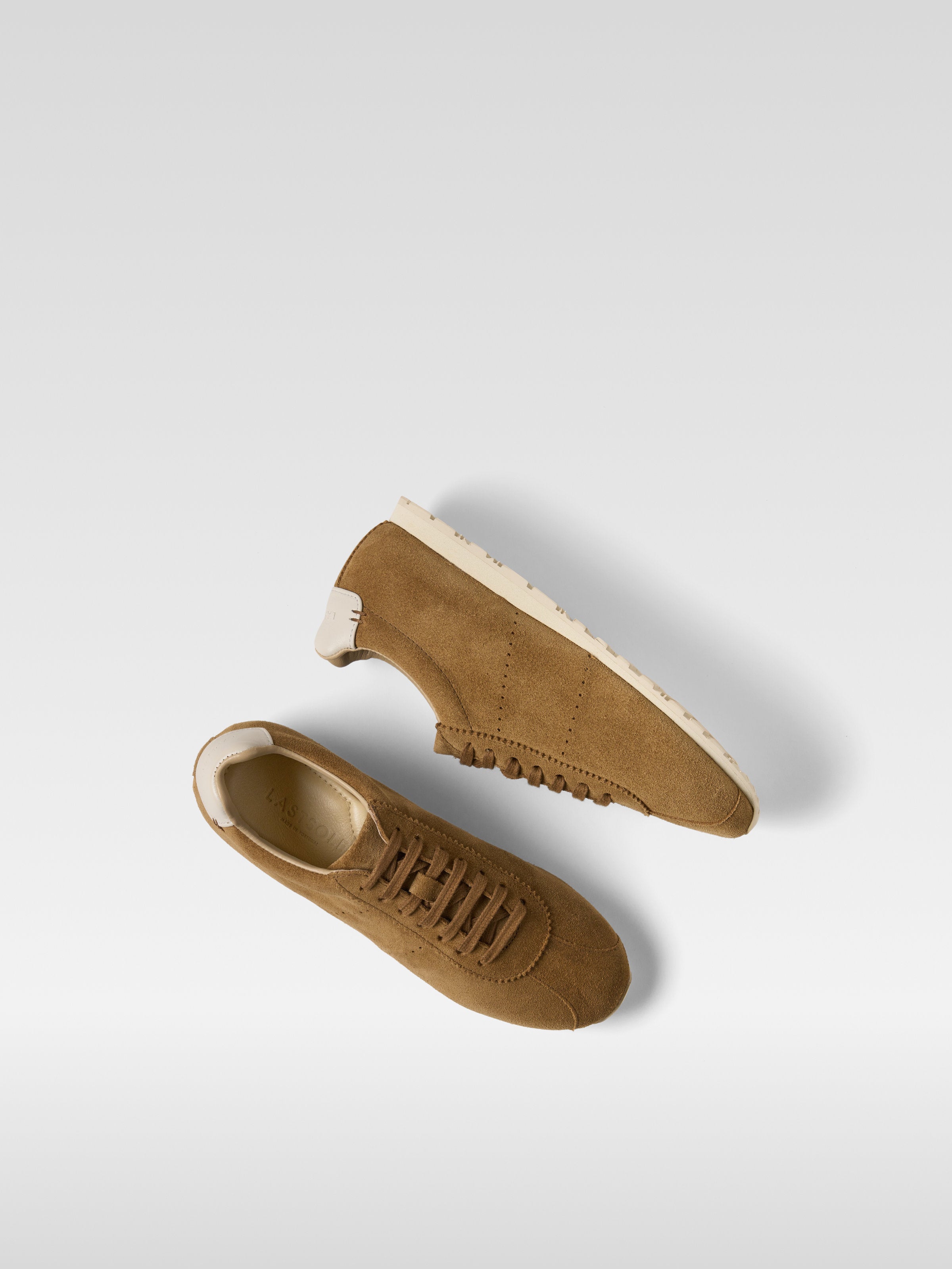Beige suede sneakers MEOW for women