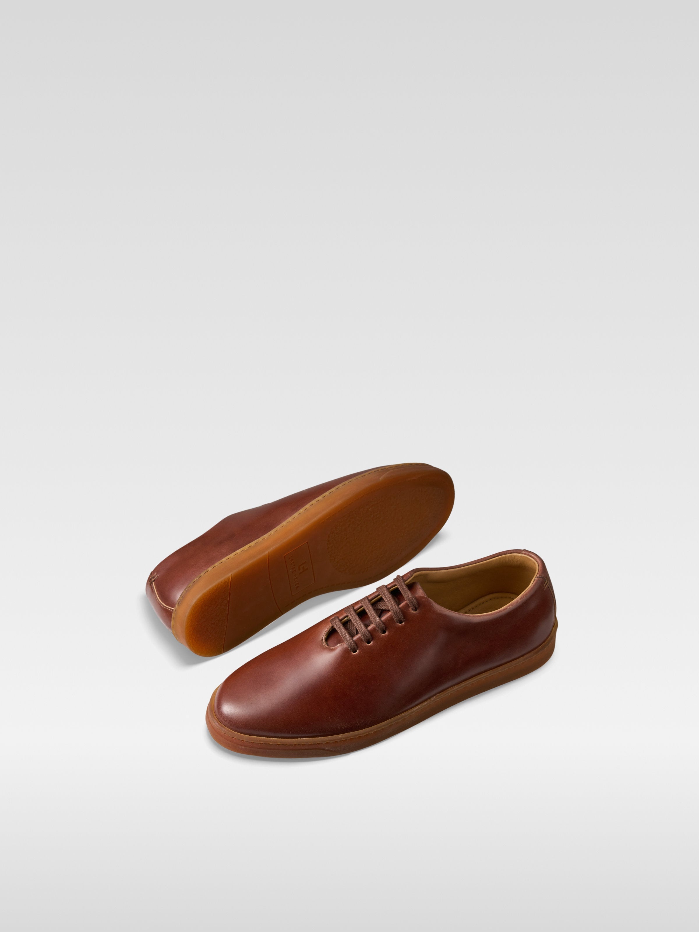 Brown Shell Cordovan sneakers Gepetto for men