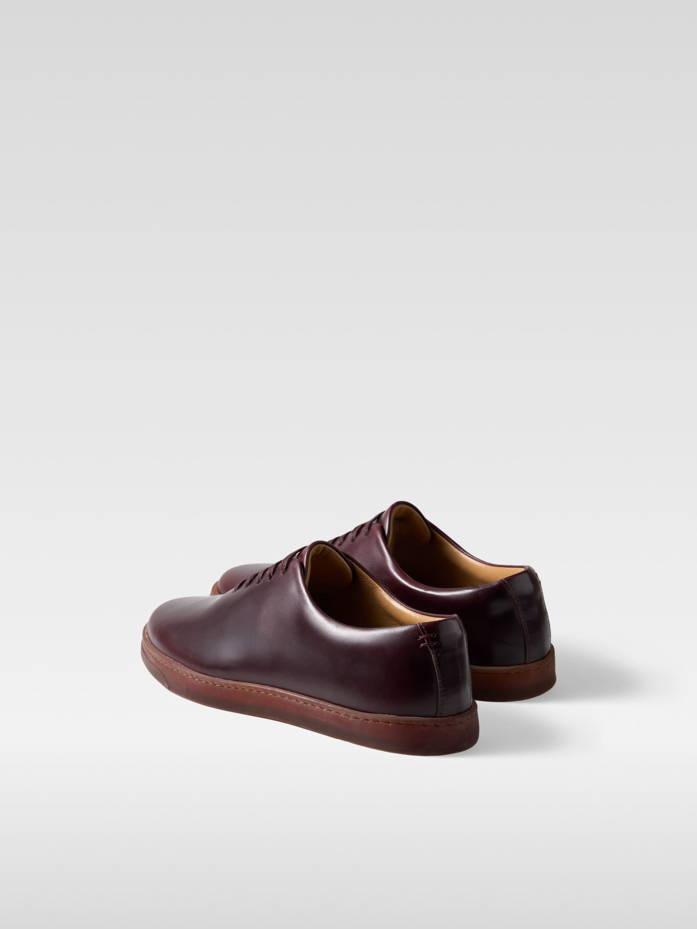 Burgundy sneakers Gepetto for men 3