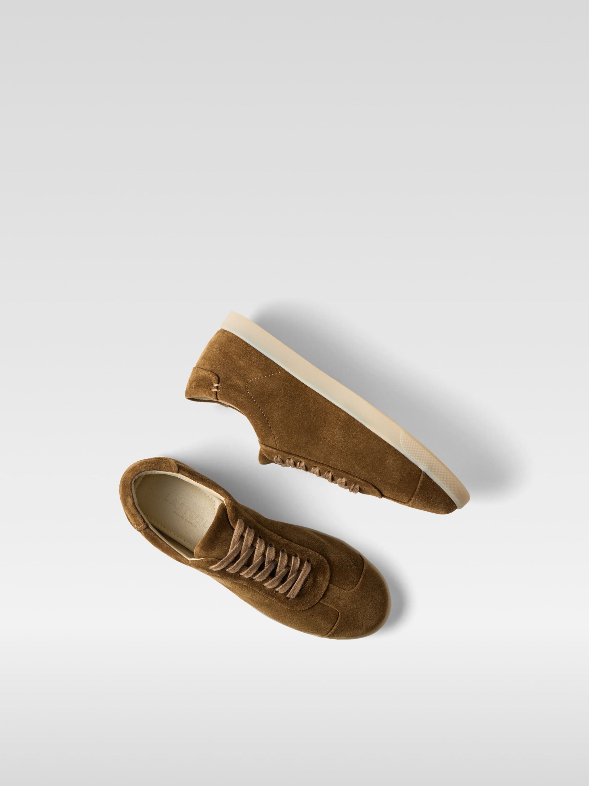 Court Light Brown leather sneakers for women