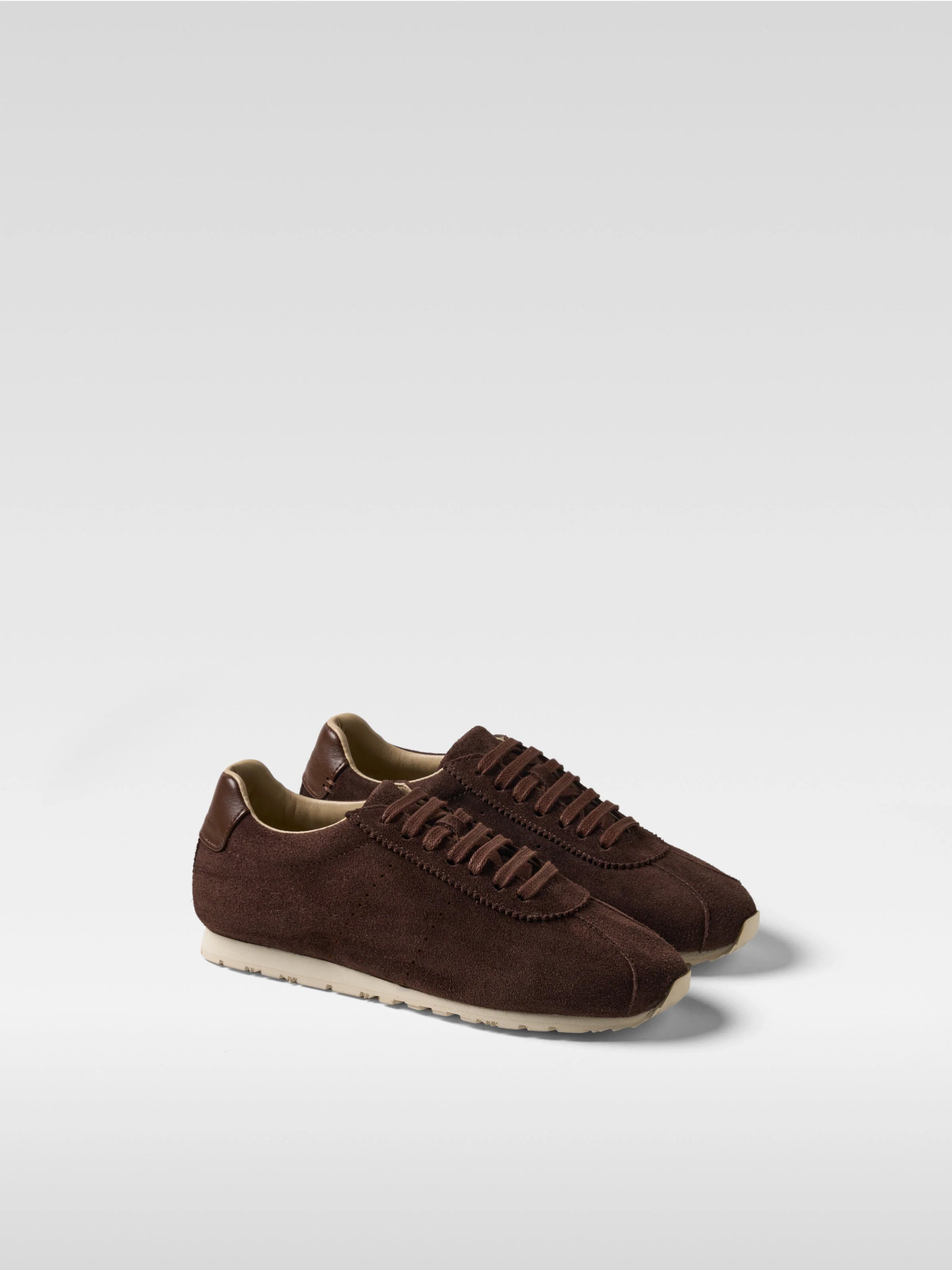 Dark Brown suede sneakers MEOW for women