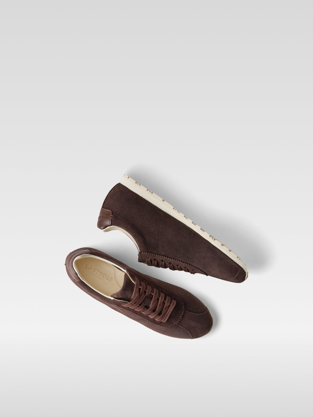 Meow dark brown suede sneakers for women