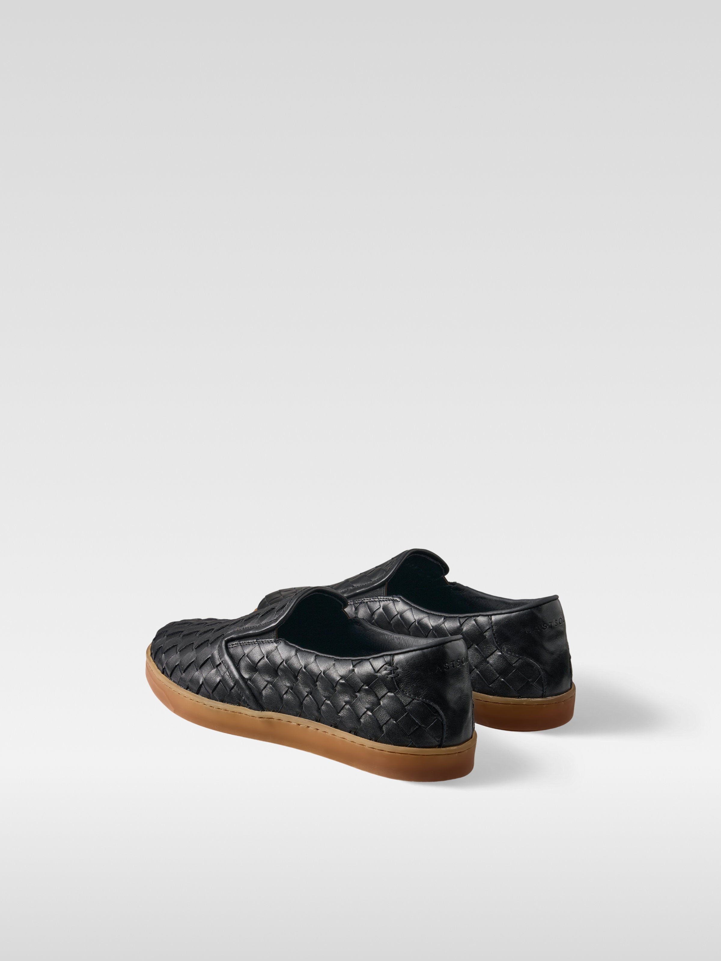 Loom - Black nappa leather loafers for women