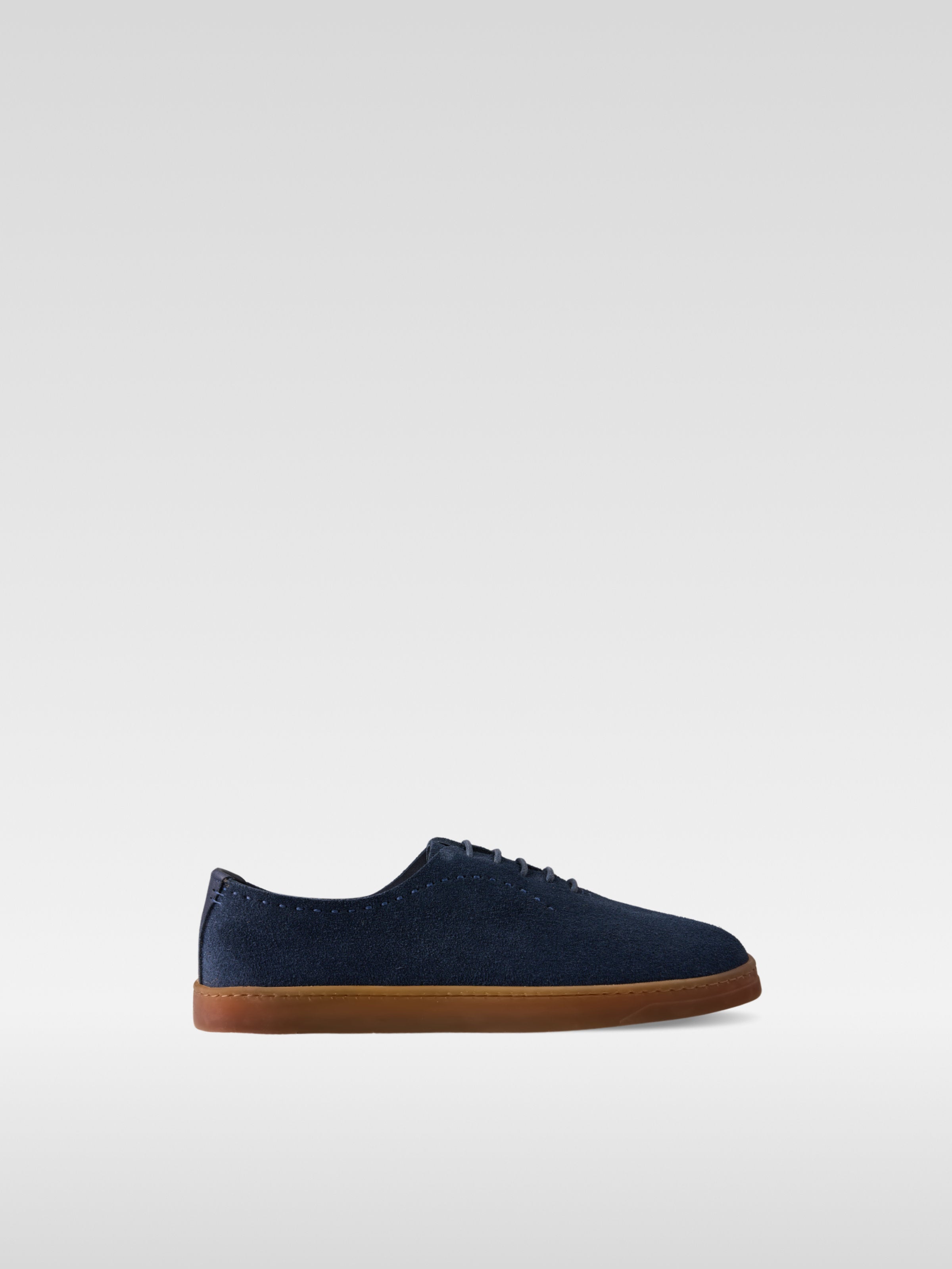 Lofe II - Dark Blue suede sneakers for men