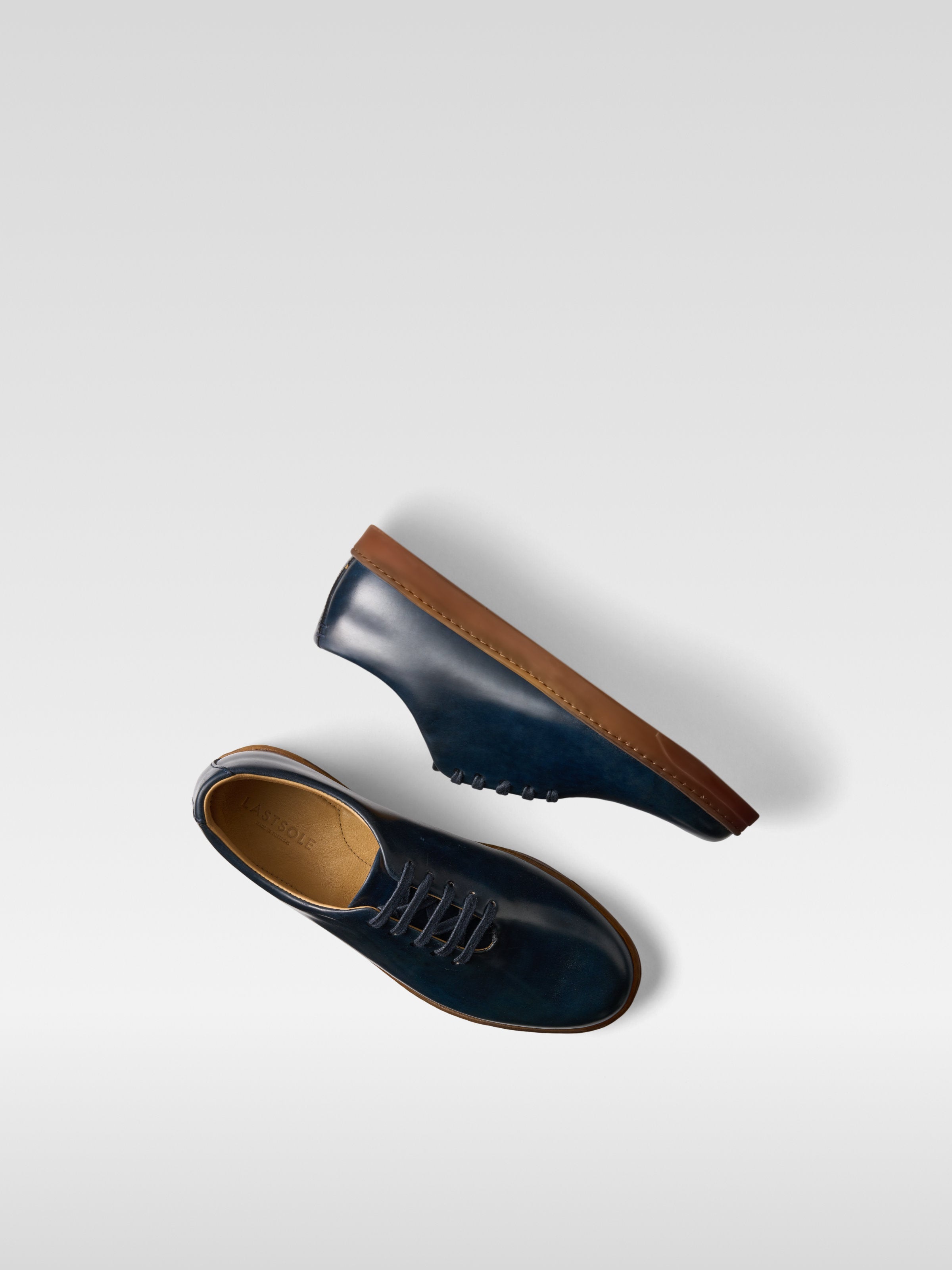 Navy Shell Cordovan sneakers Gepetto for men