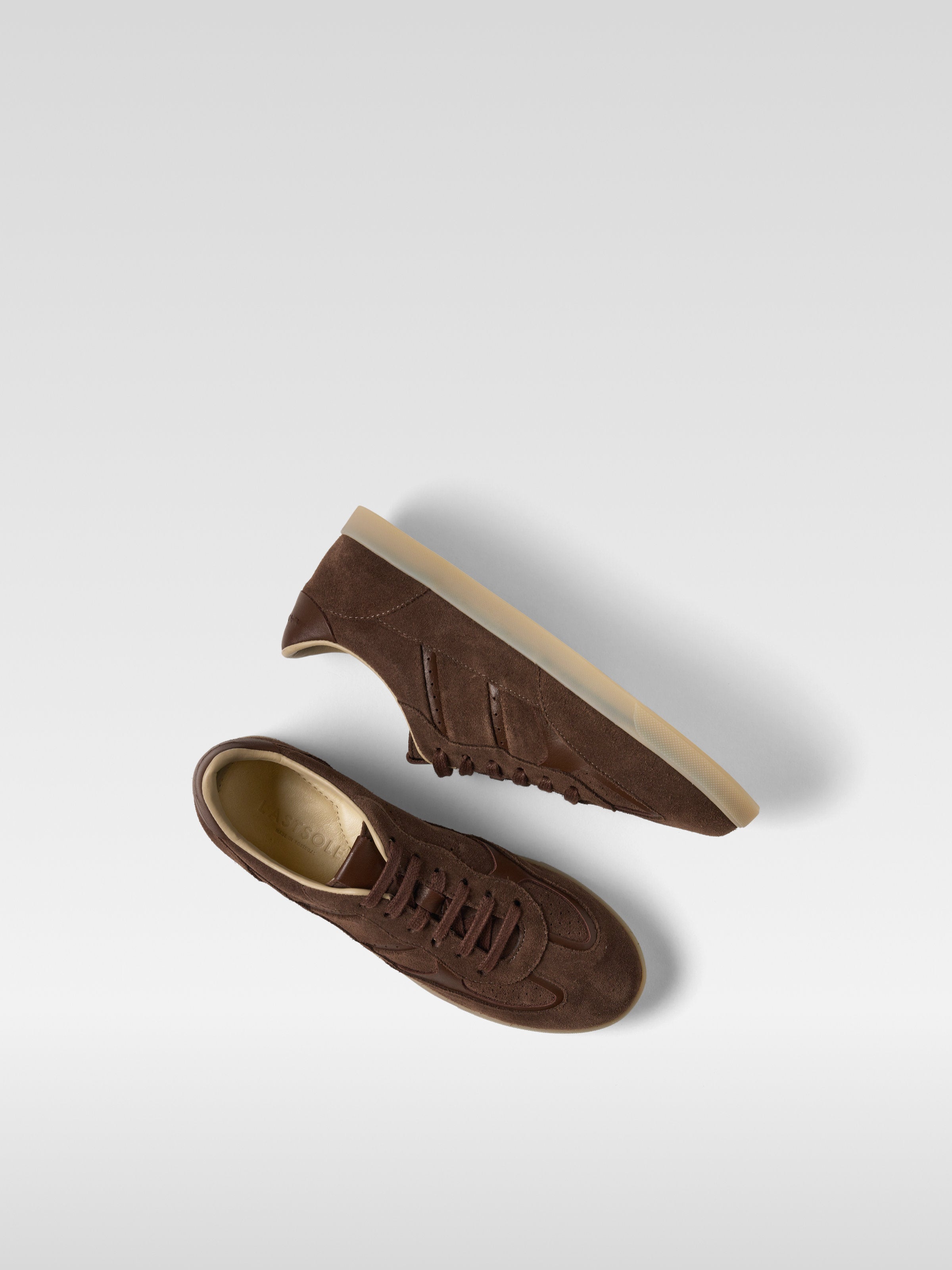 Brown suede sneakers LALAS for women