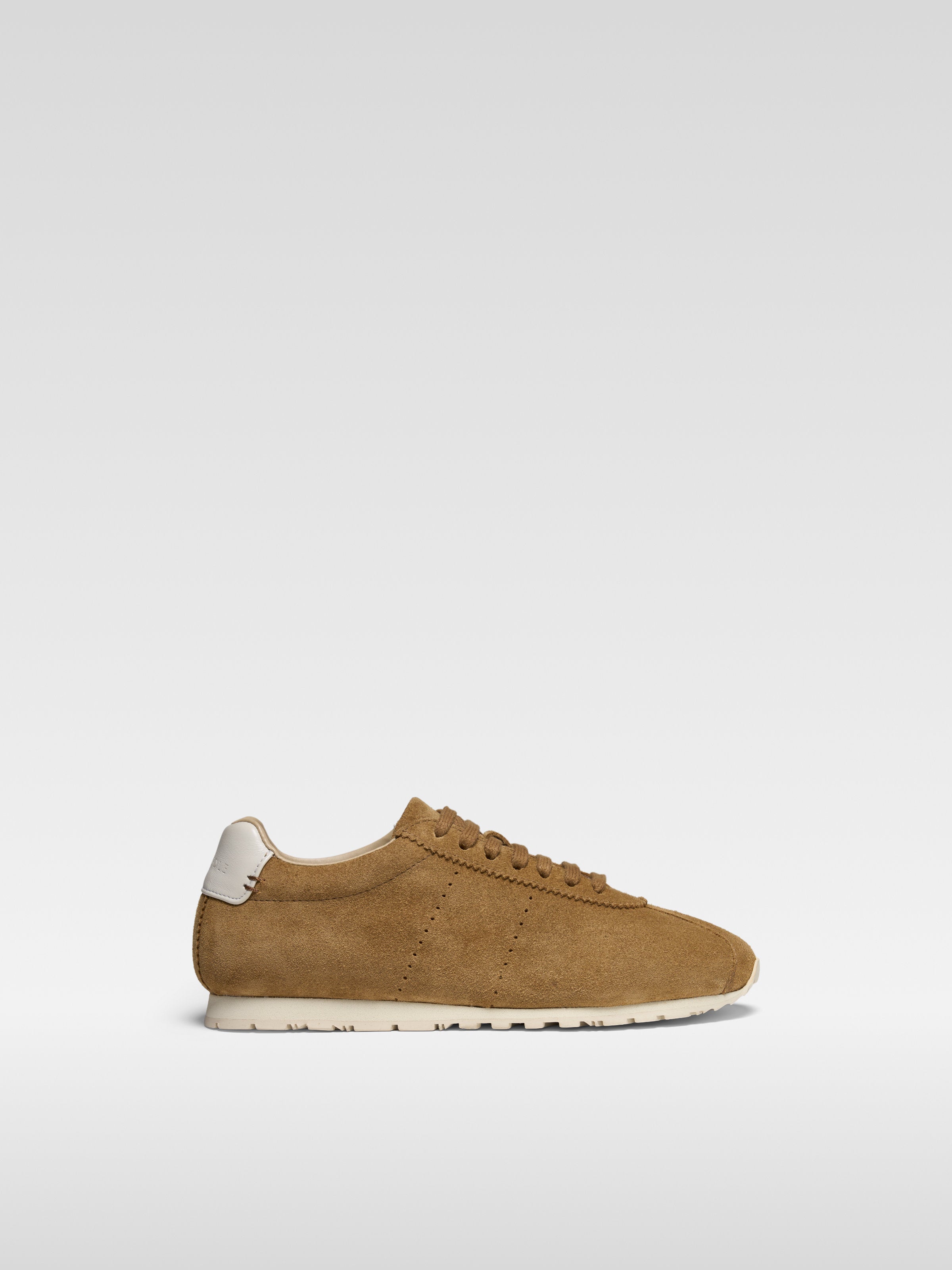 Beige suede sneakers MEOW for women