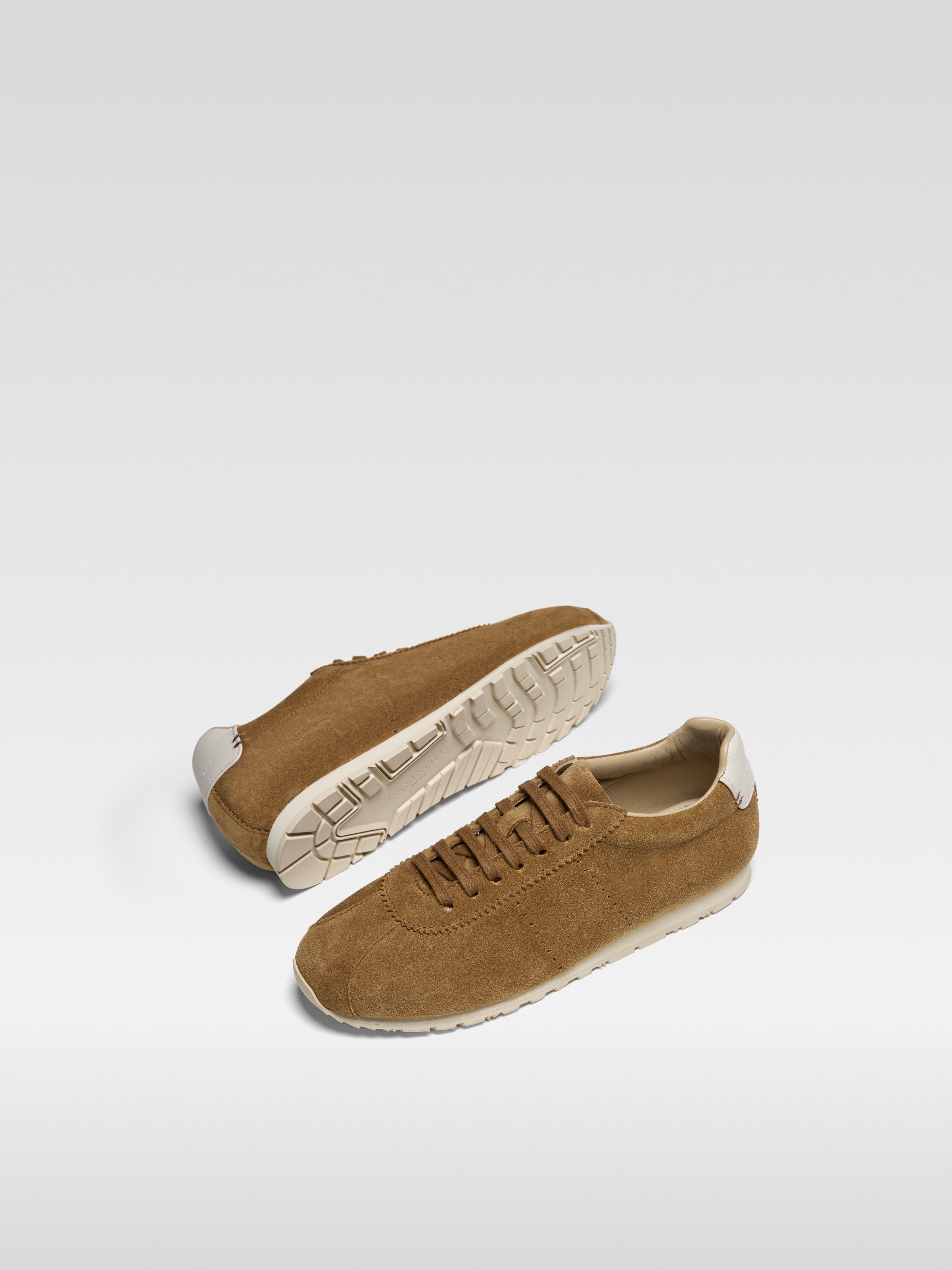 Beige suede sneakers MEOW for women