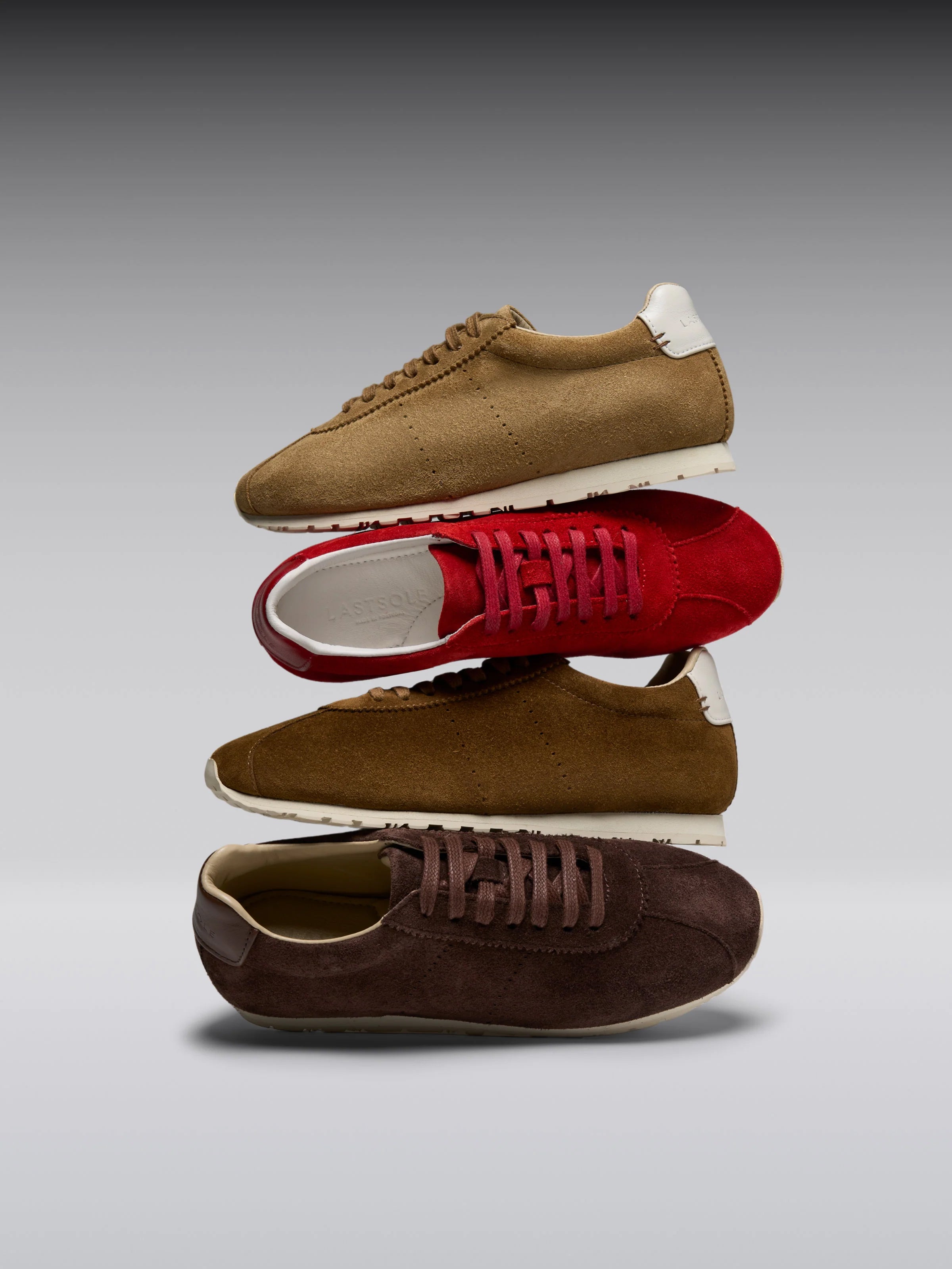 Beige suede sneakers MEOW for women