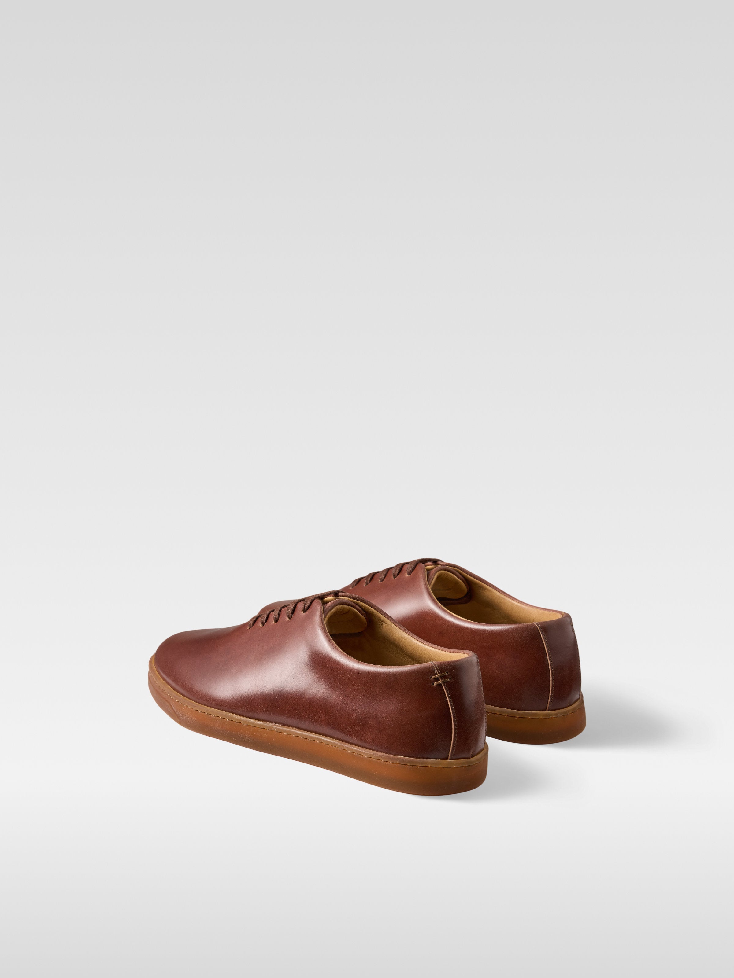 Brown Shell Cordovan sneakers Gepetto for men