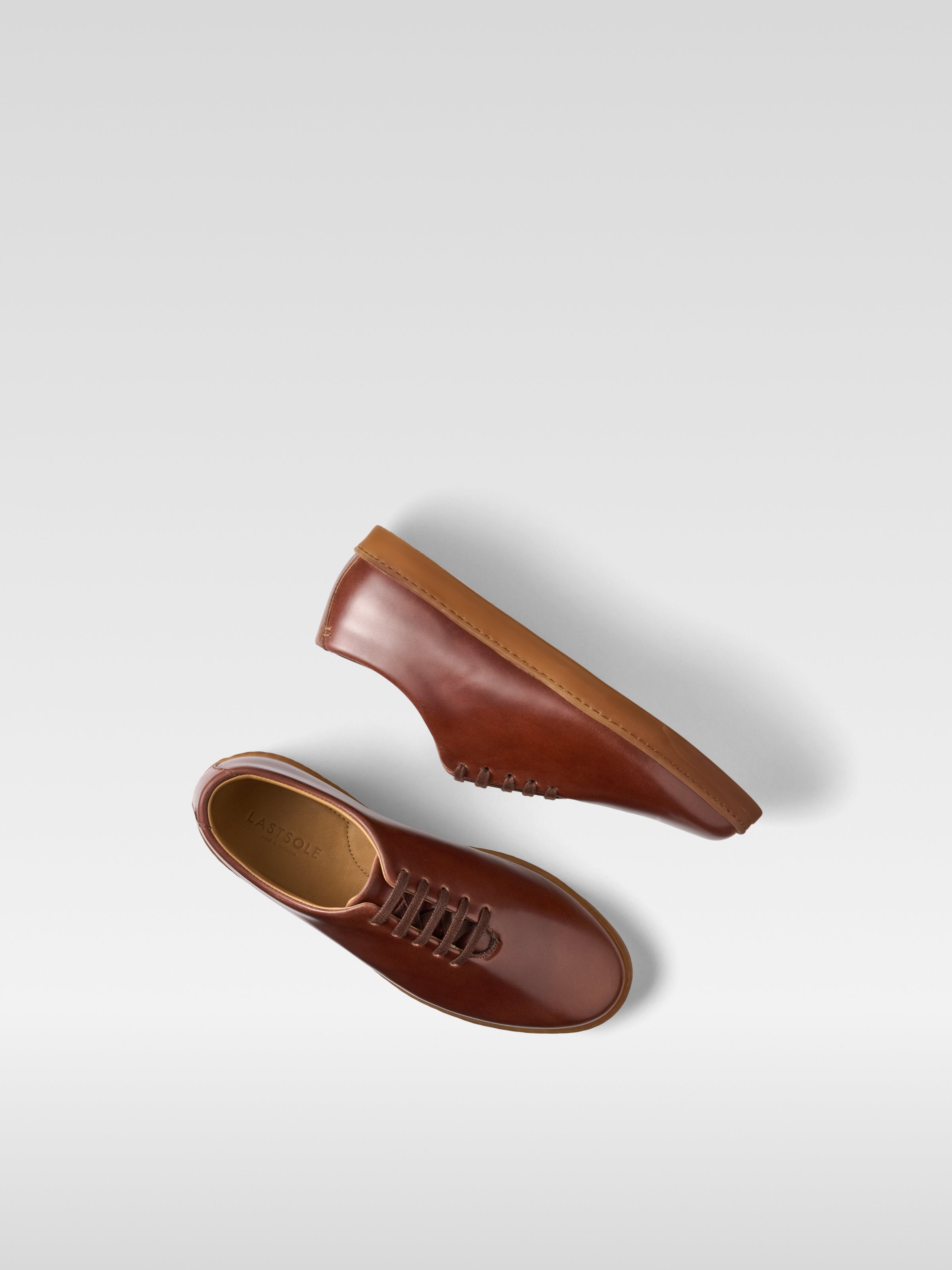 Brown Shell Cordovan sneakers Gepetto for men