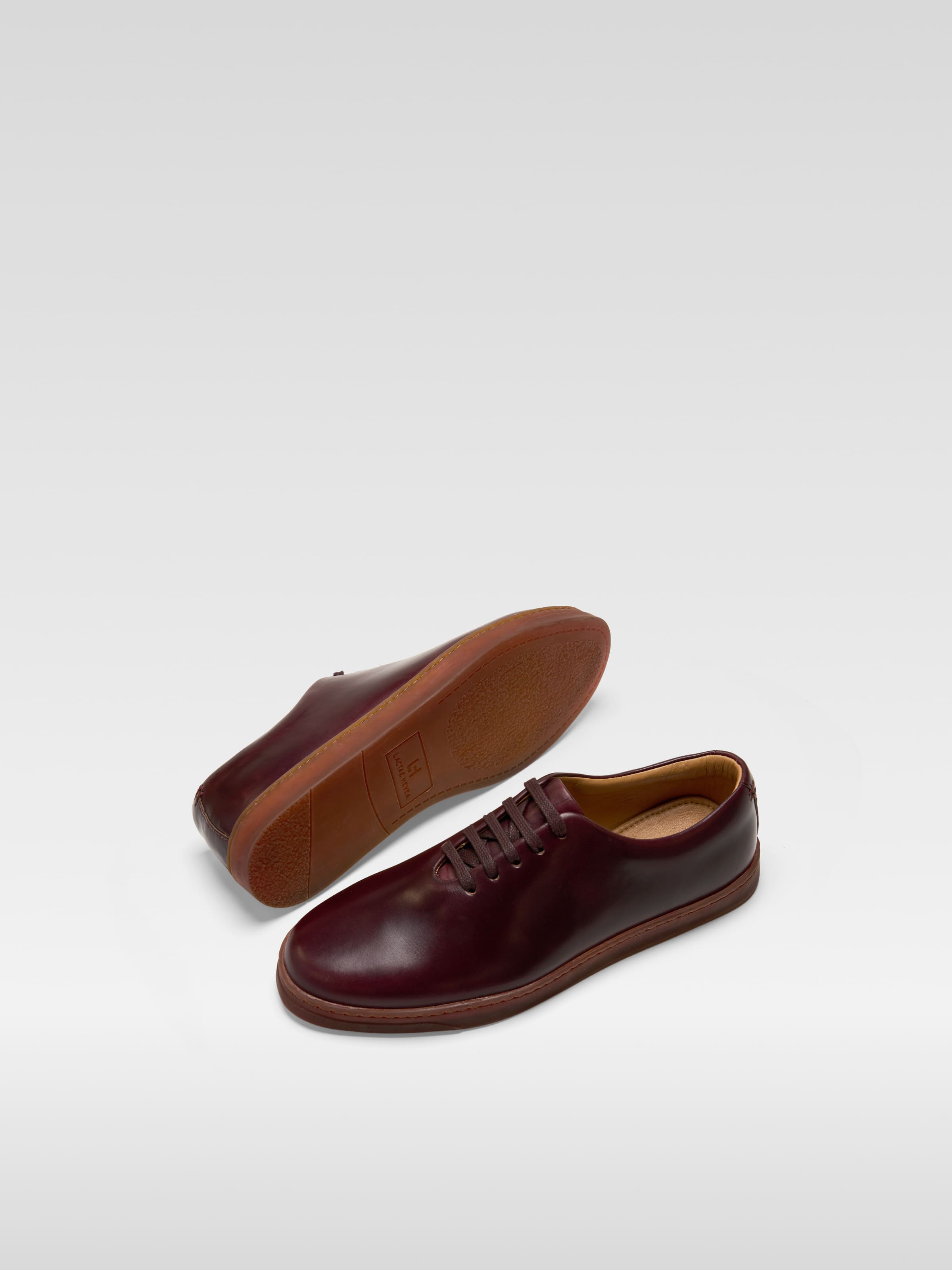 Burgundy sneakers Gepetto for men 5