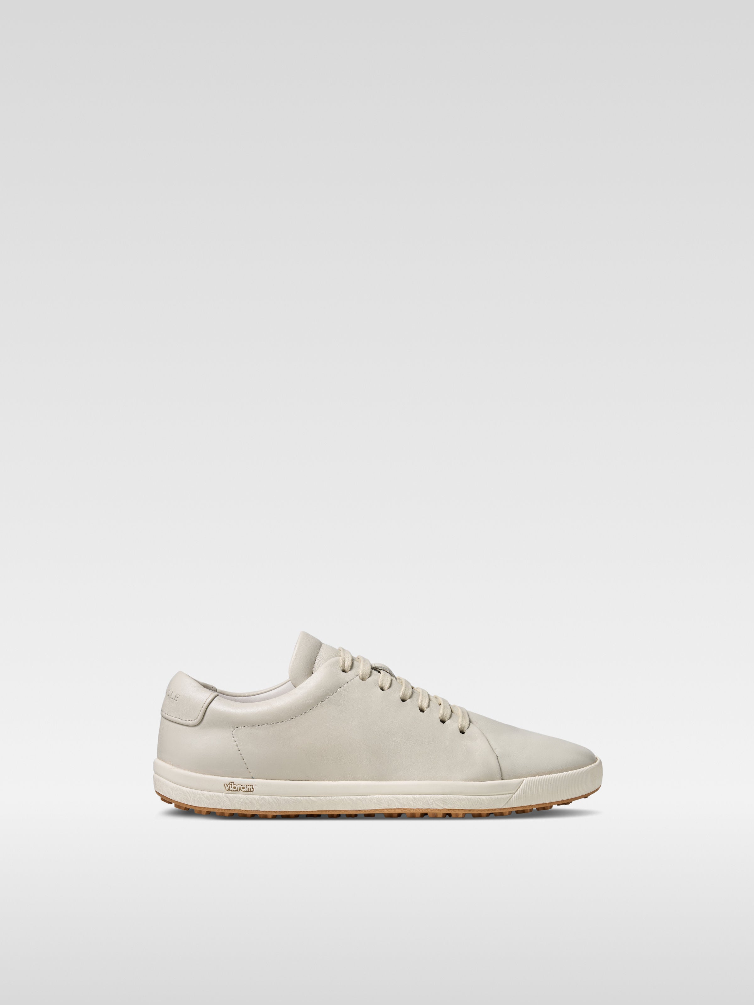 Zapatillas Links blanco roto de piel para hombre