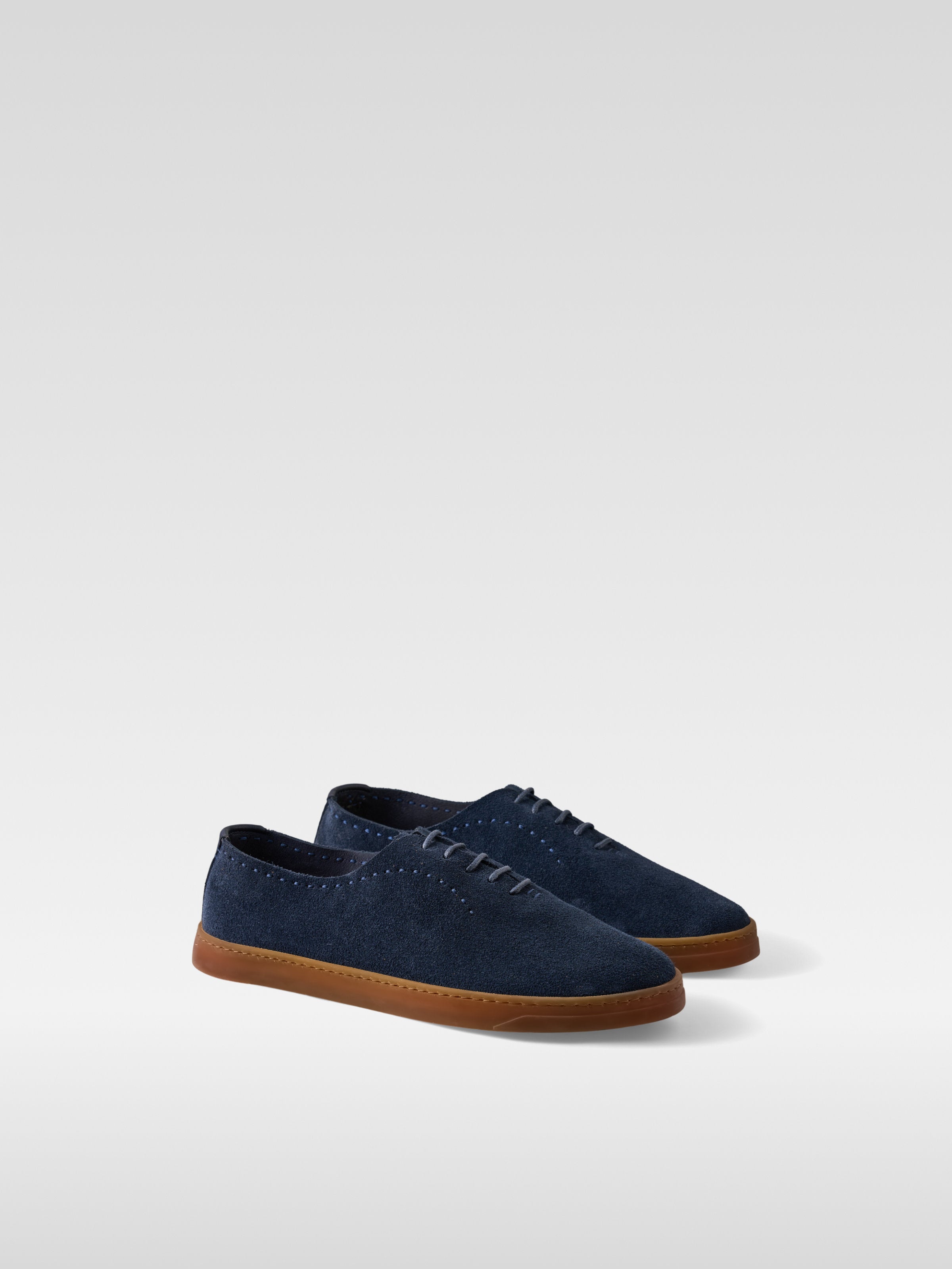 Lofe II - Dark Blue suede sneakers for men