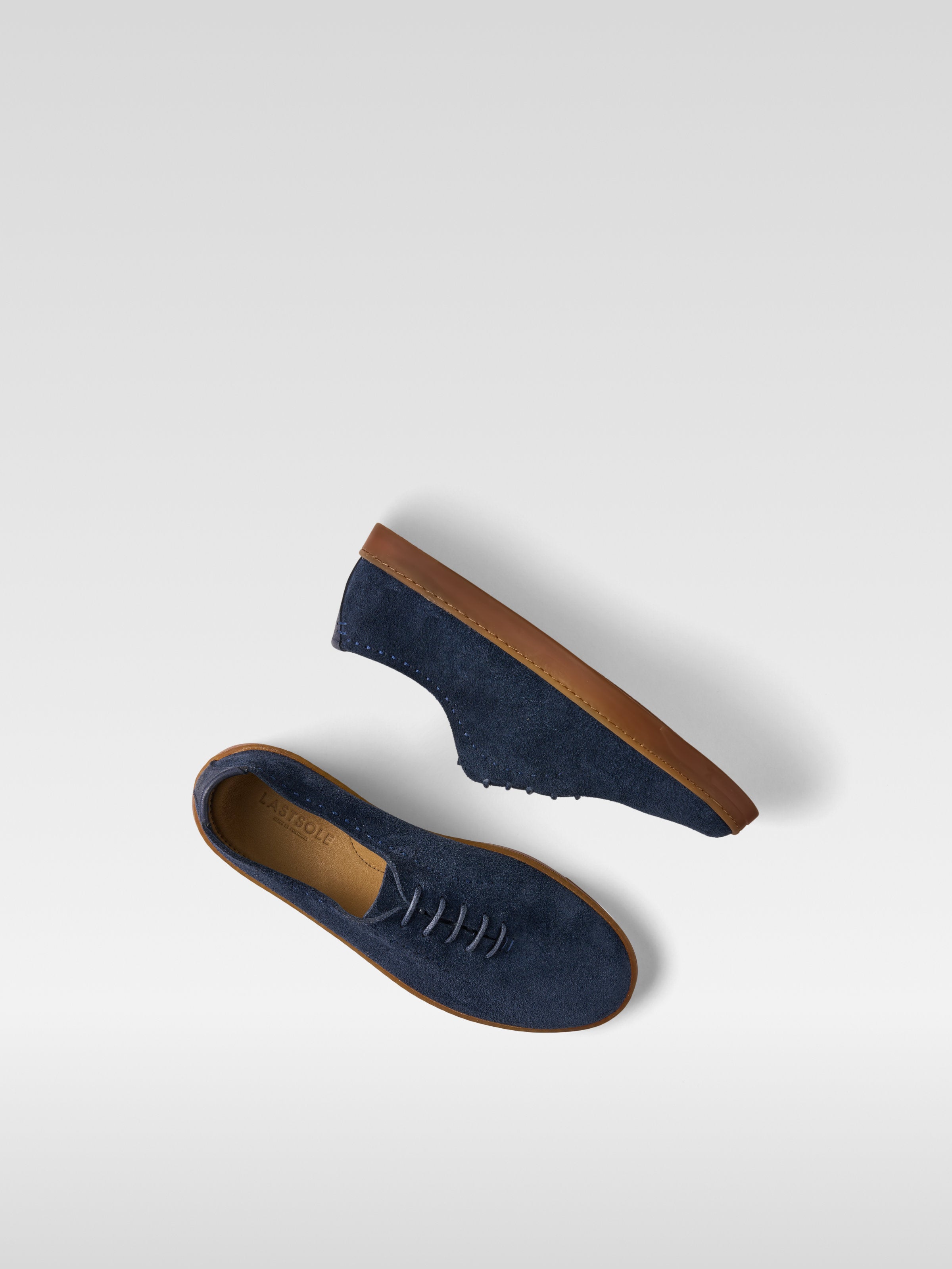 Lofe II - Dark Blue suede sneakers for men