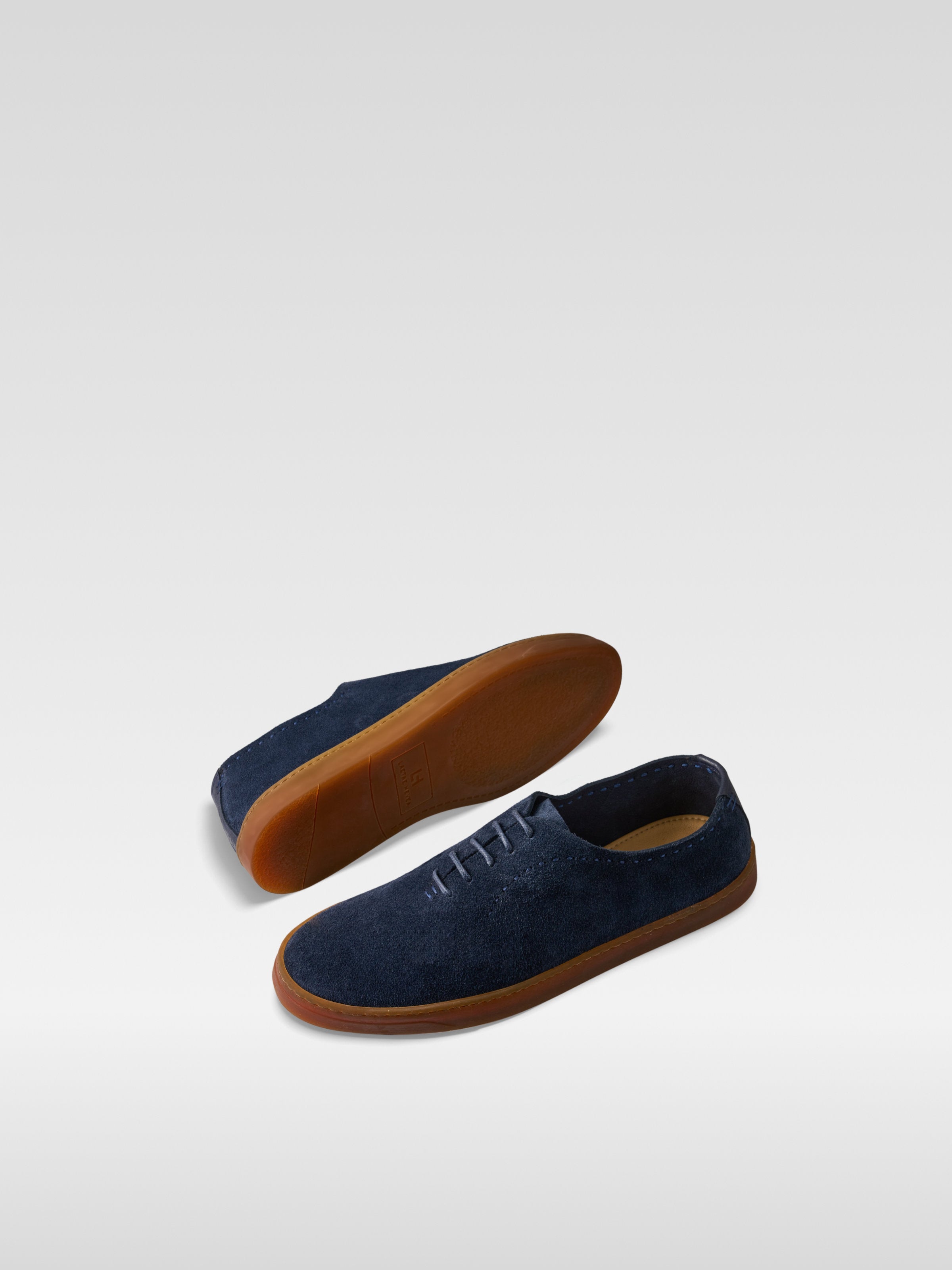 Lofe II - Dark Blue suede sneakers for men