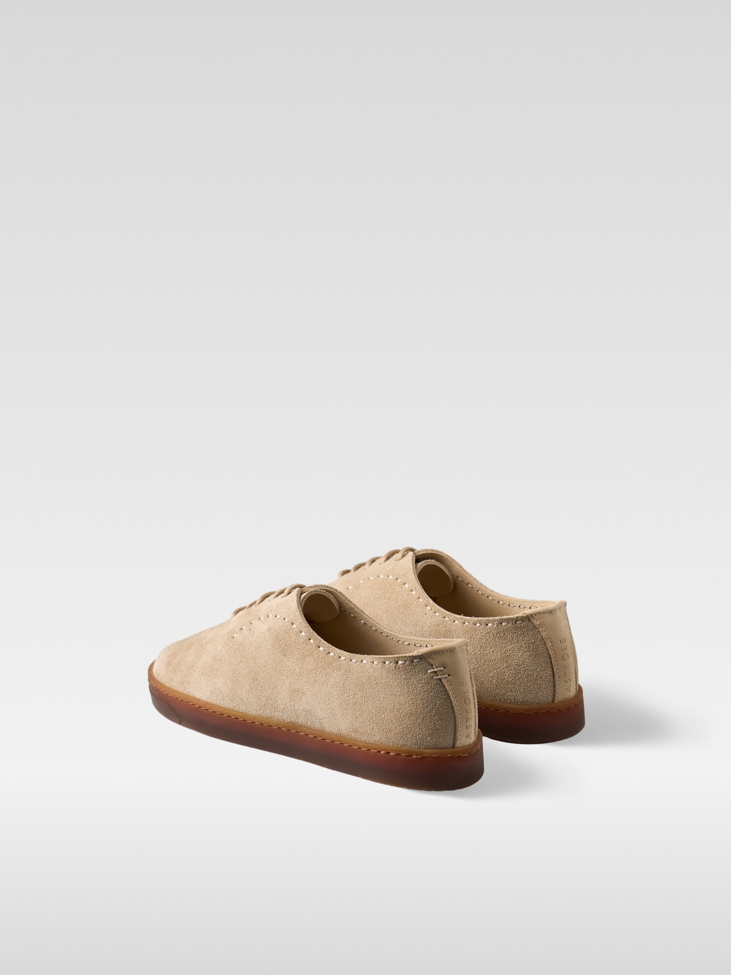 Lofe II - Sand suede sneakers for women