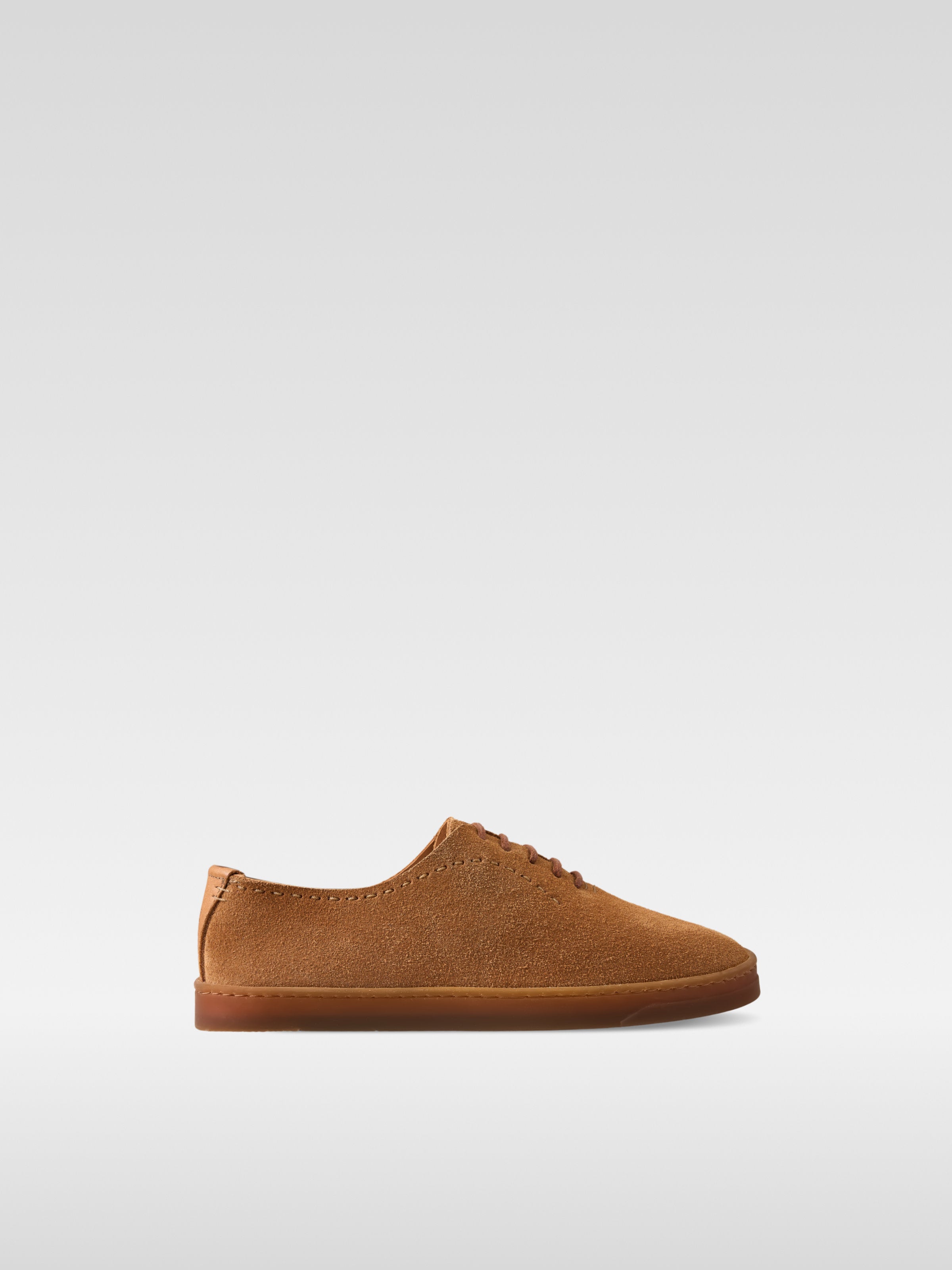 Lofe II - Cognac suede sneakers for women