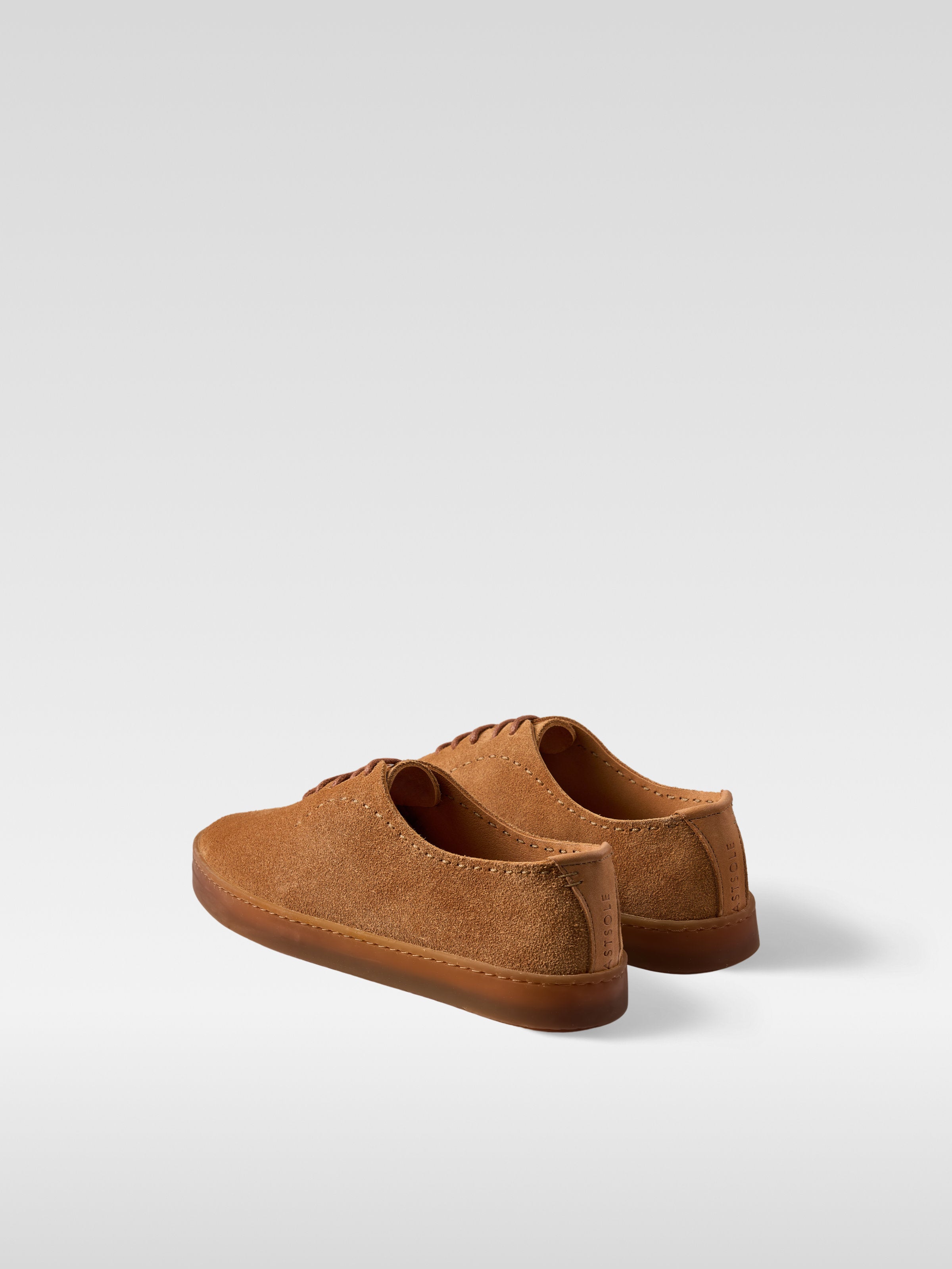 Lofe II - Cognac suede sneakers for women