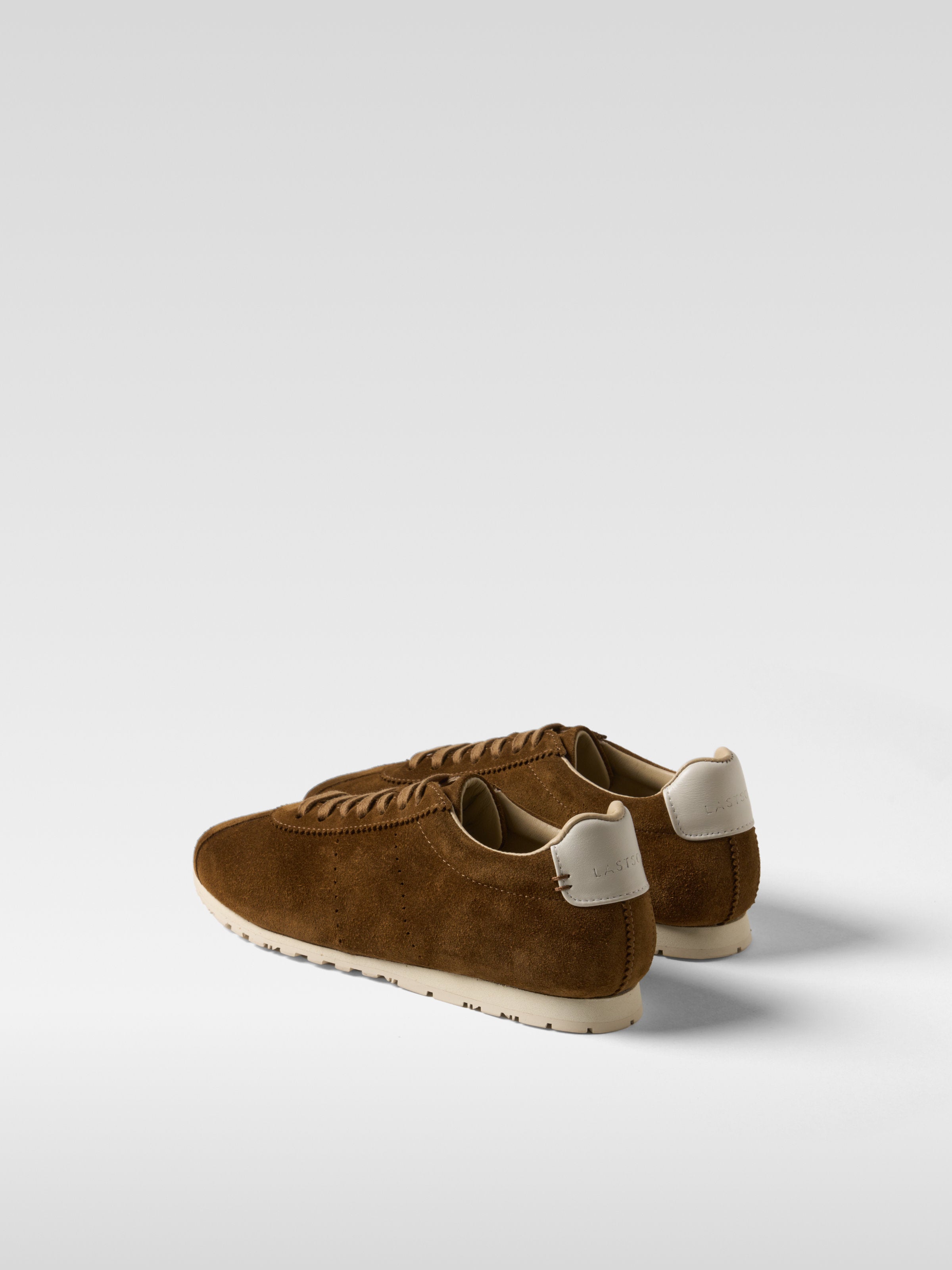 Light Brown suede sneakers meow for women