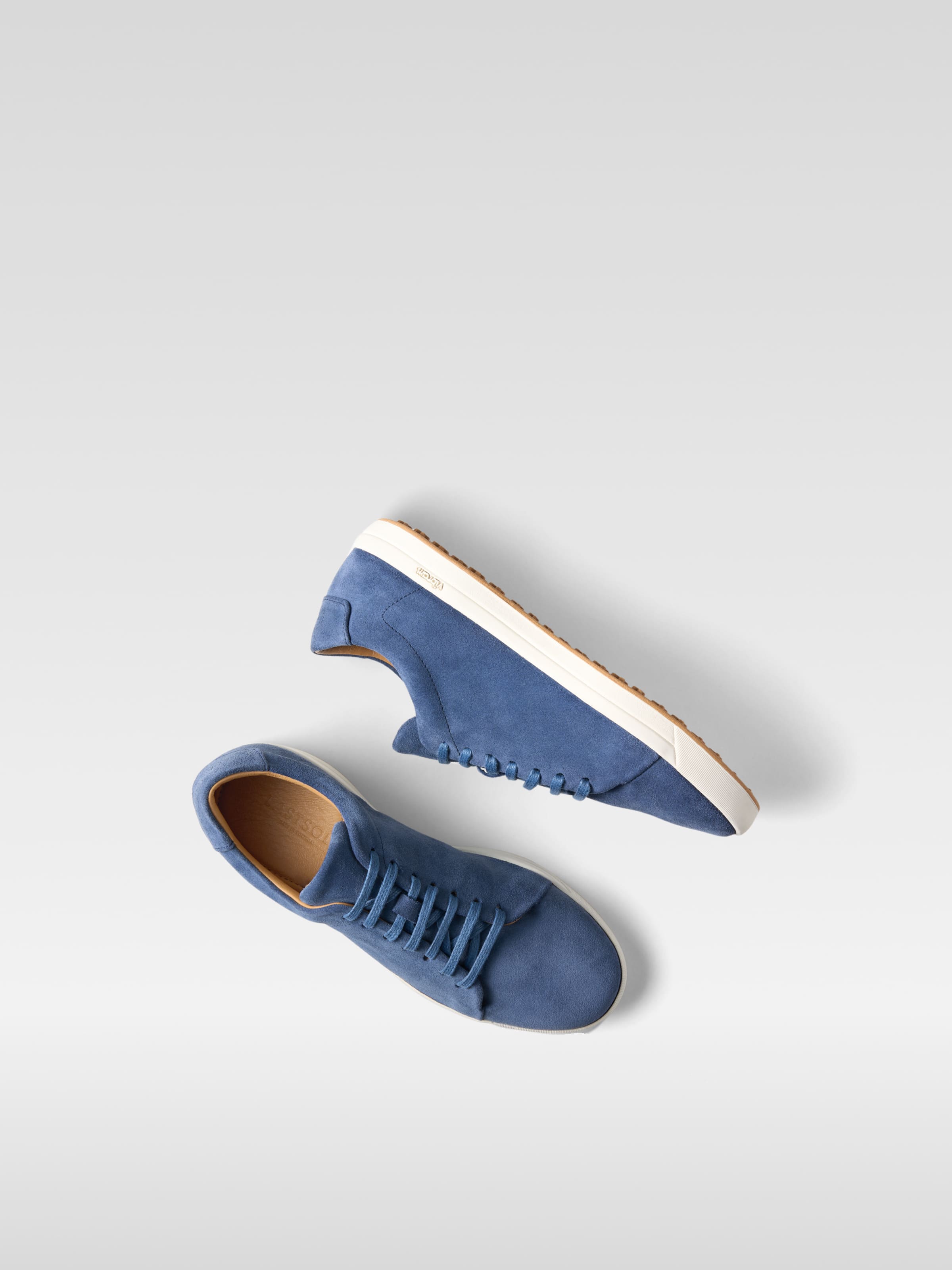 Links - Blue suede Sneakers for women