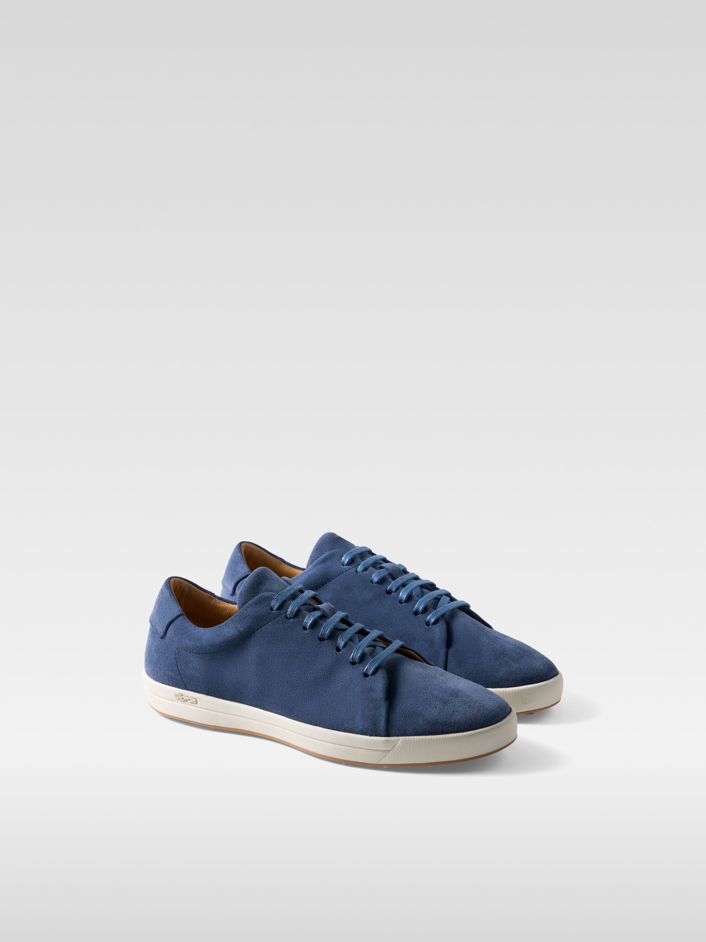 Links - Blue suede Sneakers for women 2