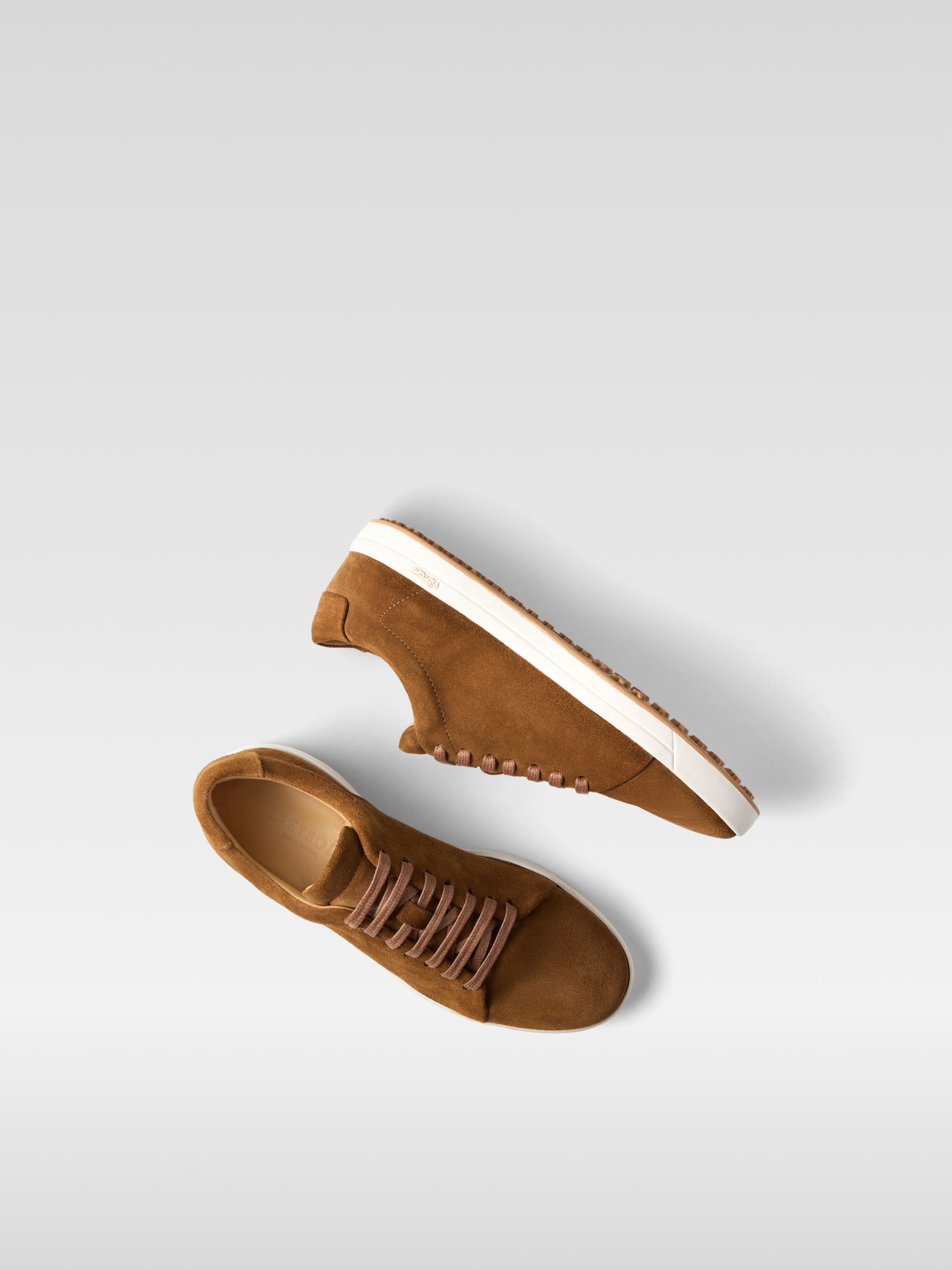 Links - Cognac suede Sneakers for Women