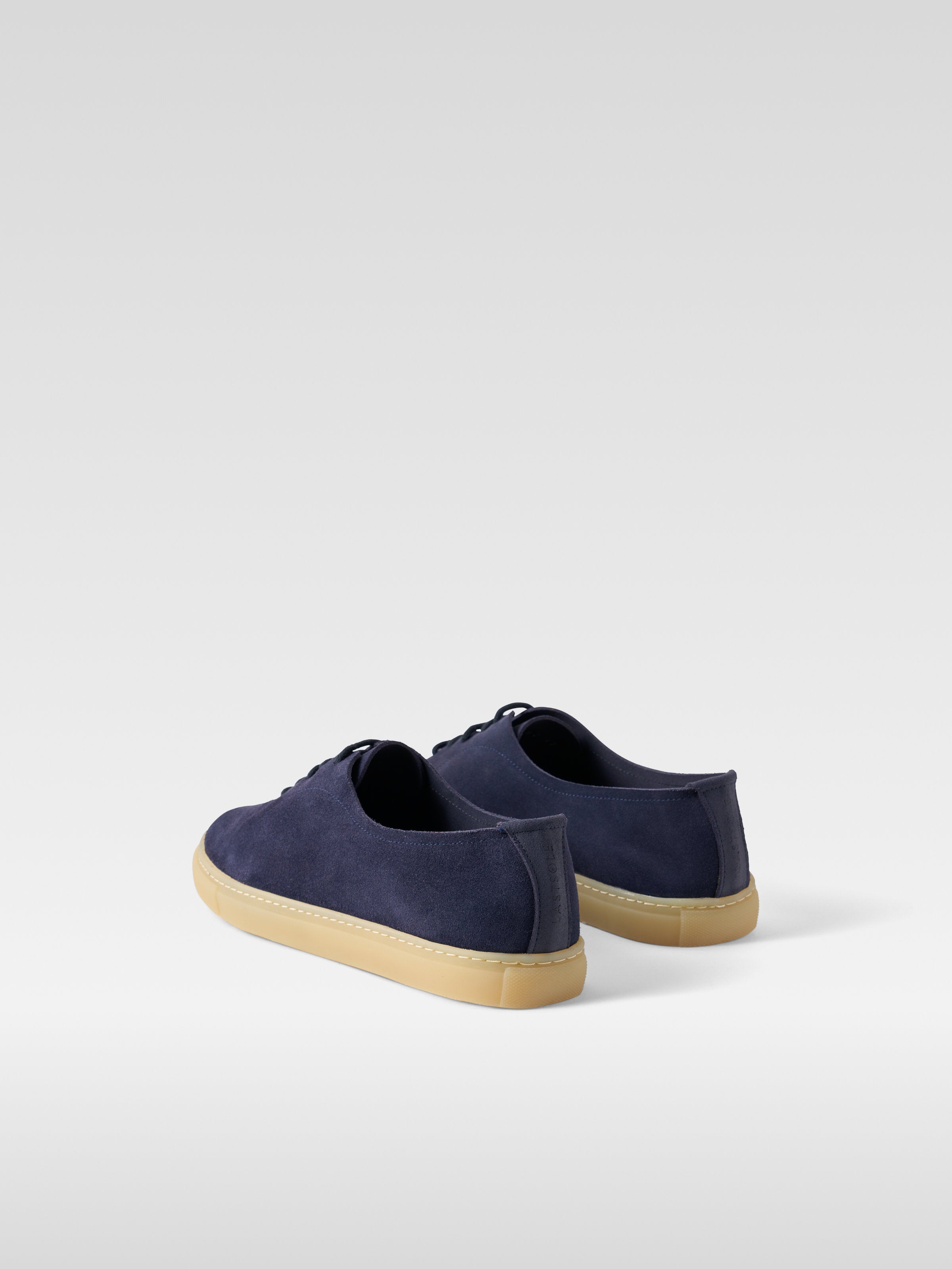 Navy Blue suede sneakers for men