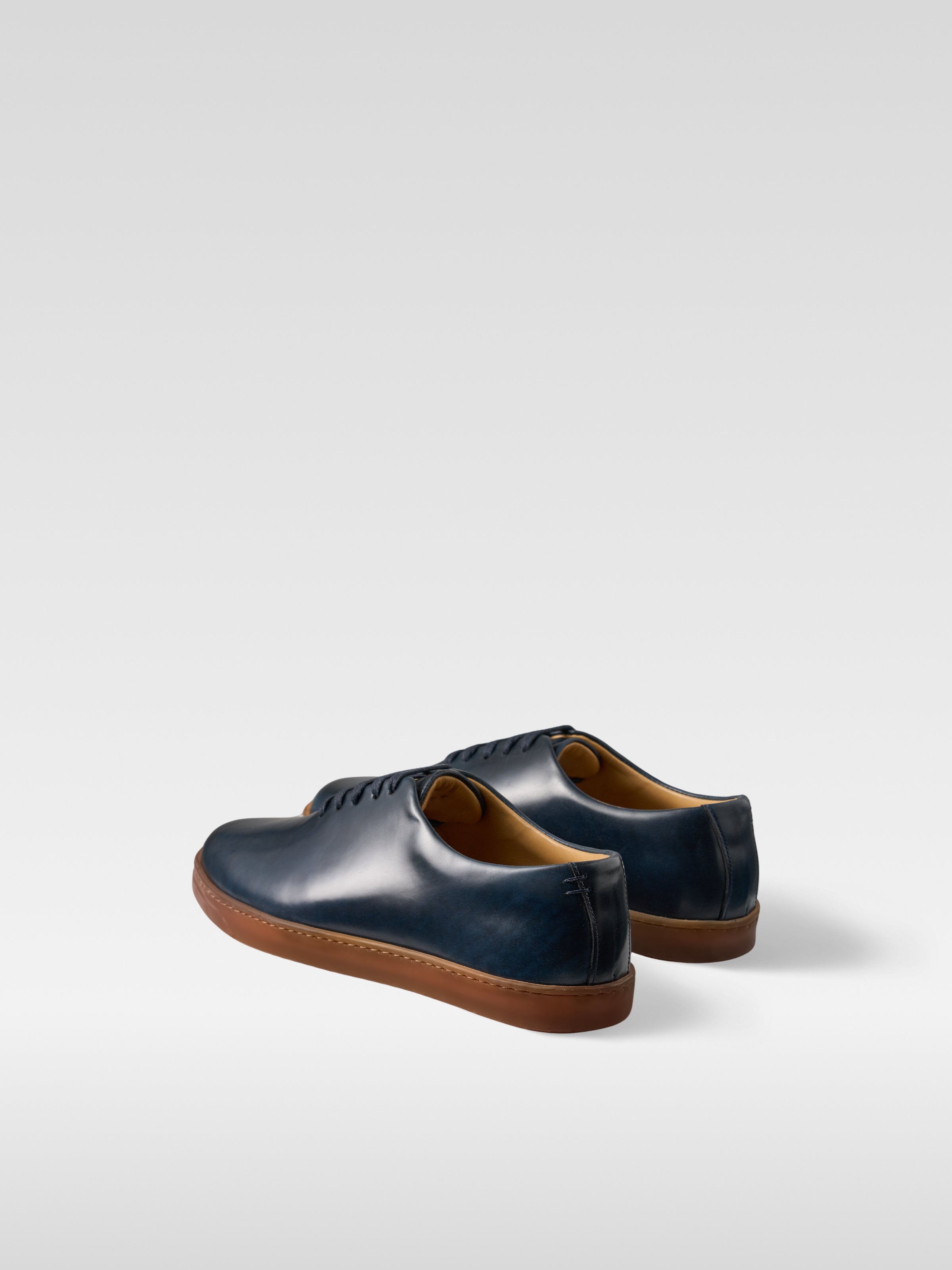 Navy Shell Cordovan sneakers Gepetto for men