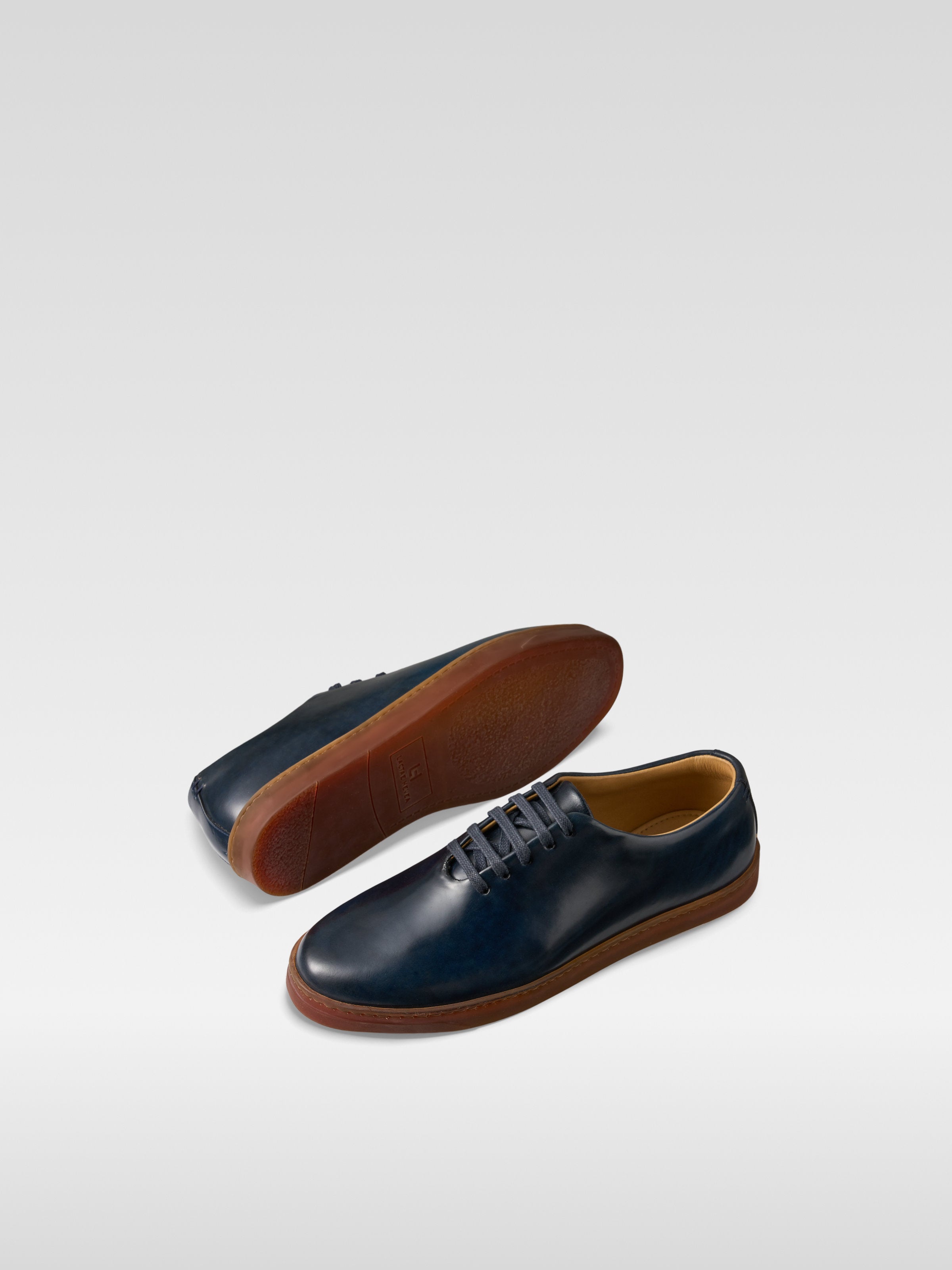 Navy Shell Cordovan sneakers Gepetto for men