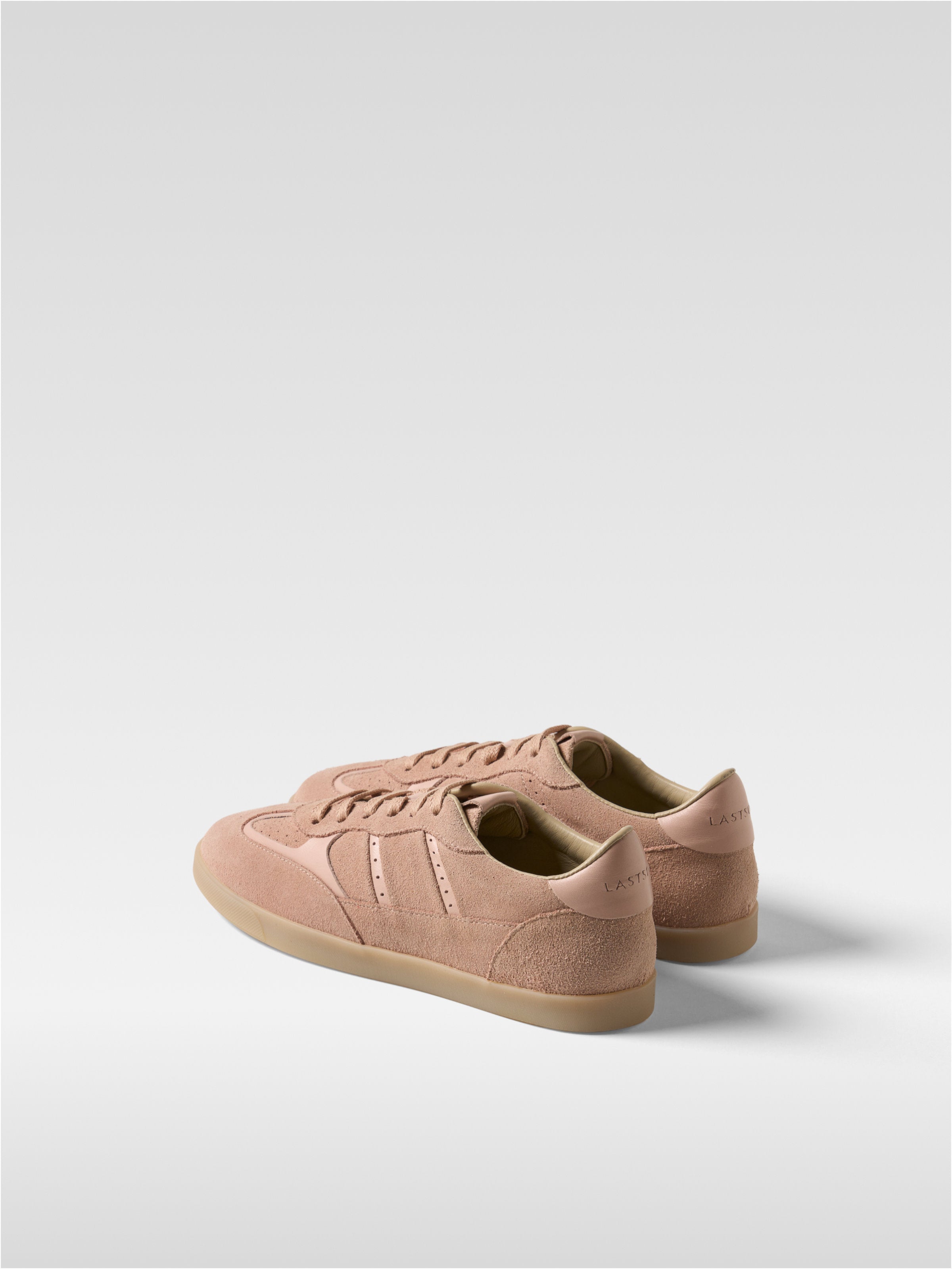Nude suede sneakers LALAS for women
