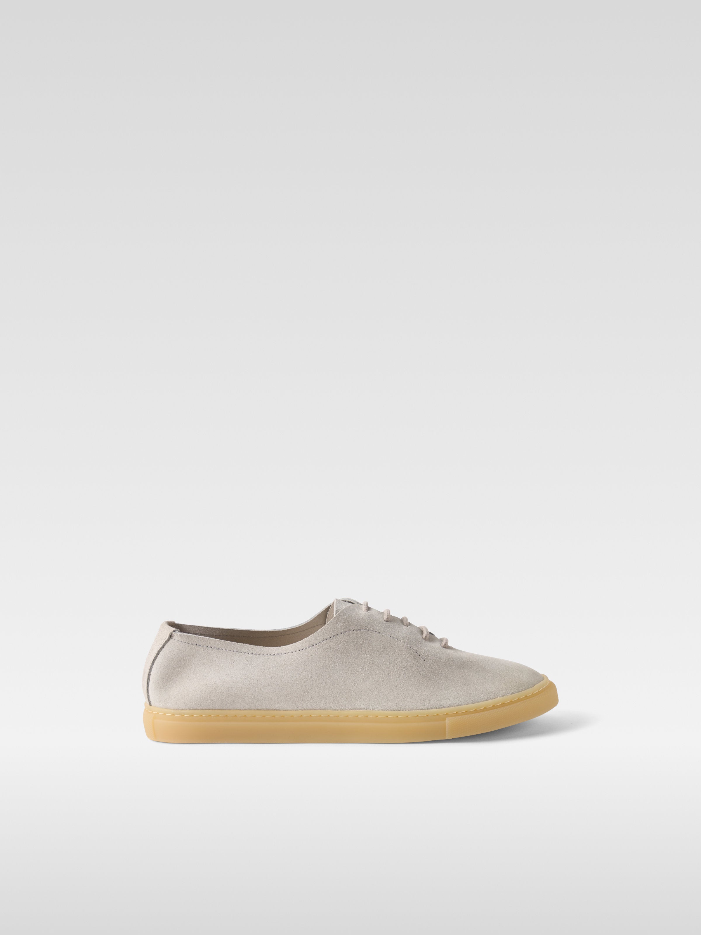 Off white suede sneakers for men